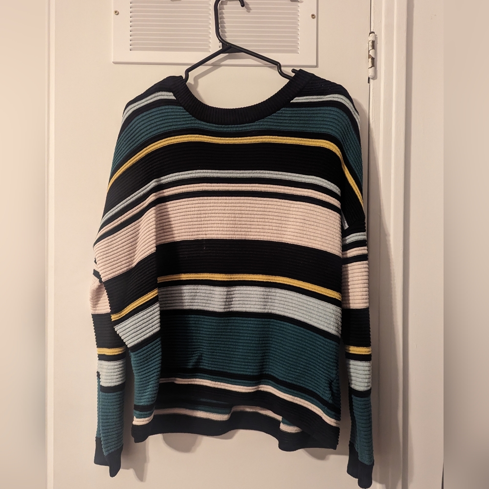 Striped ribbed Simon's sweater